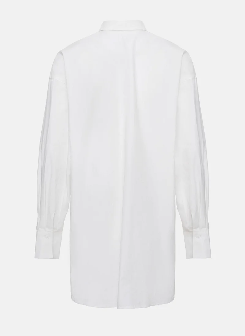 Lichi Oversized straight t-shirt with a chest pocket
